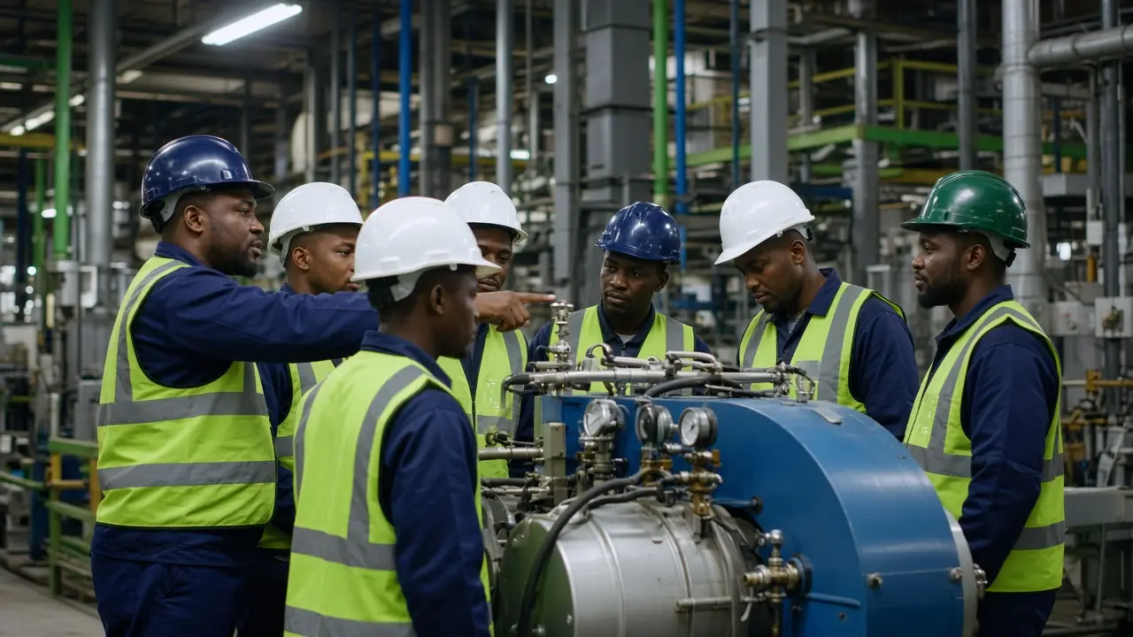 Industrial plant and equipment environment